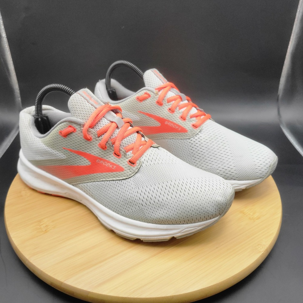 Brooks Range Women Running Shoes Grey Coral 1203361B055 Size 9.5 Medium B